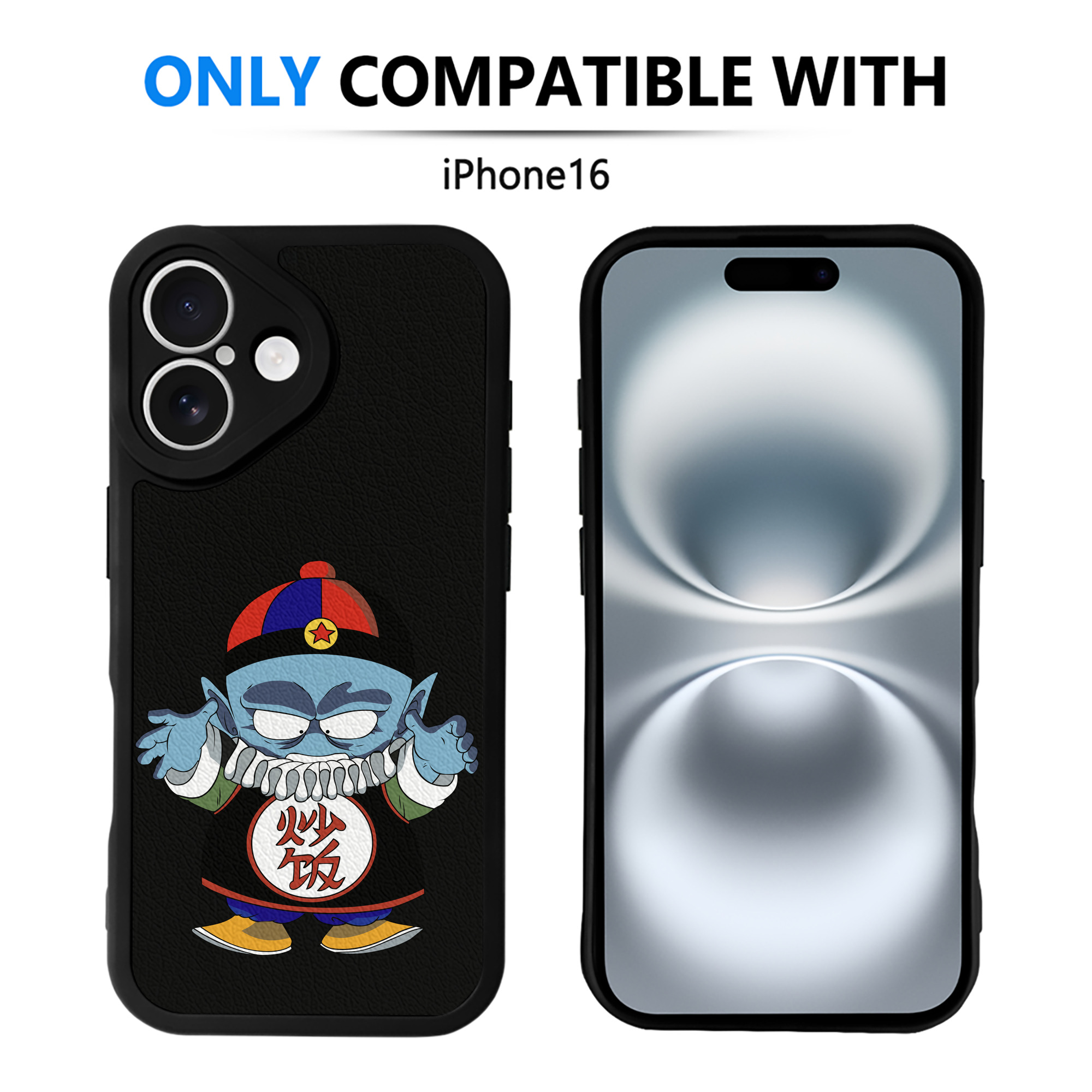 （画像用） ドラゴンボール DRAGON BALL 【iPhone 16シリーズ対応】シリコンスマホケース（レザー調） 材質：シリコン